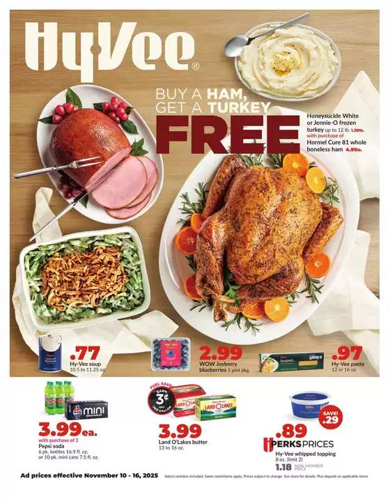 Hy-Vee catalogue in Springboro OH | Current special promotions | 2025-11-10T00:00:00.000Z - 2025-11-16T00:00:00.000Z