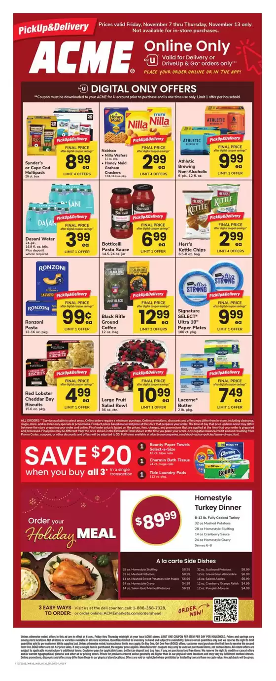 ACME catalogue in Jacksonville FL | Acme Markets - SP | 2025-11-07T00:00:00.000Z - 2025-11-13T00:00:00.000Z