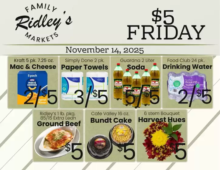 Ridley's Family Markets catalogue in Arlington MA | Ridley's Family Markets weekly ad | 2025-11-11T00:00:00.000Z - 2025-11-17T00:00:00.000Z