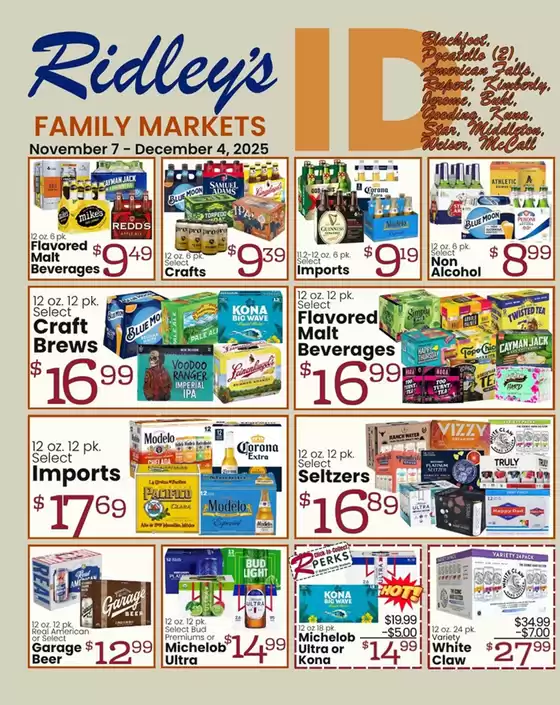 Ridley's Family Markets catalogue in Arlington MA | Offers for bargain hunters | 2025-11-10T00:00:00.000Z - 2025-12-04T00:00:00.000Z