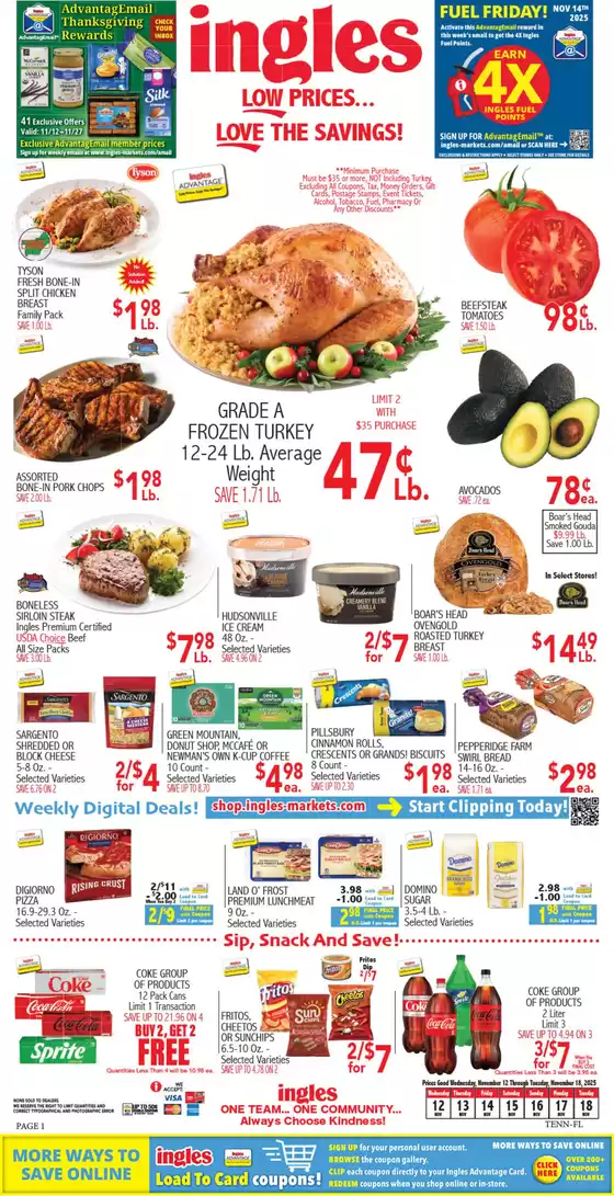 Ingles Markets catalogue in Marshall MN | New offers to discover | 2025-11-12T00:00:00.000Z - 2025-11-18T00:00:00.000Z