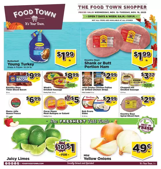 Food Town catalogue in Marshall MN | FoodTown InstoreAd | 2025-11-12T00:00:00.000Z - 2025-11-18T00:00:00.000Z