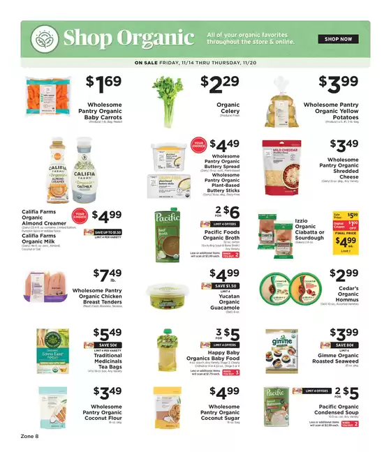 ShopRite catalogue | Shop organic 11/14 | 2025-11-13T00:00:00.000Z - 2025-11-20T00:00:00.000Z