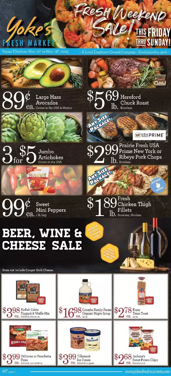 Yoke's Fresh Market  catalogue in Hyden KY | Current deals and offers | 2025-11-12T00:00:00.000Z - 2025-11-18T00:00:00.000Z