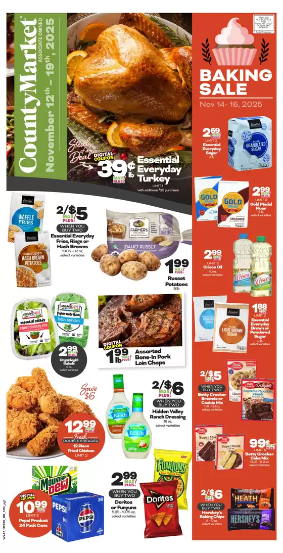 County Market catalogue in Hyden KY | County Market Weekly ad | 2025-11-12T00:00:00.000Z - 2025-11-19T00:00:00.000Z