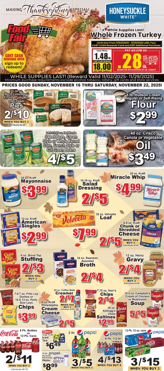 FoodFair catalogue in Rancho Cucamonga CA | Food Fair Weekly Circular 11/16 - 11/22 | 2025-11-14T00:00:00.000Z - 2025-11-22T00:00:00.000Z