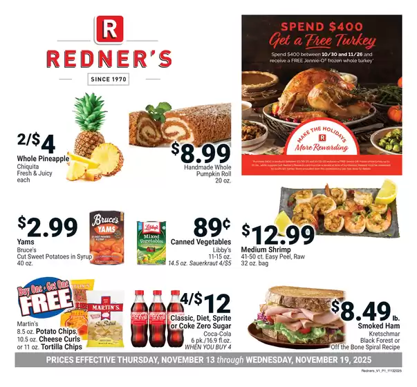 Redner's Warehouse catalogue in Rancho Cucamonga CA | On Sale November_13_S55 | 2025-11-13T00:00:00.000Z - 2025-11-19T00:00:00.000Z