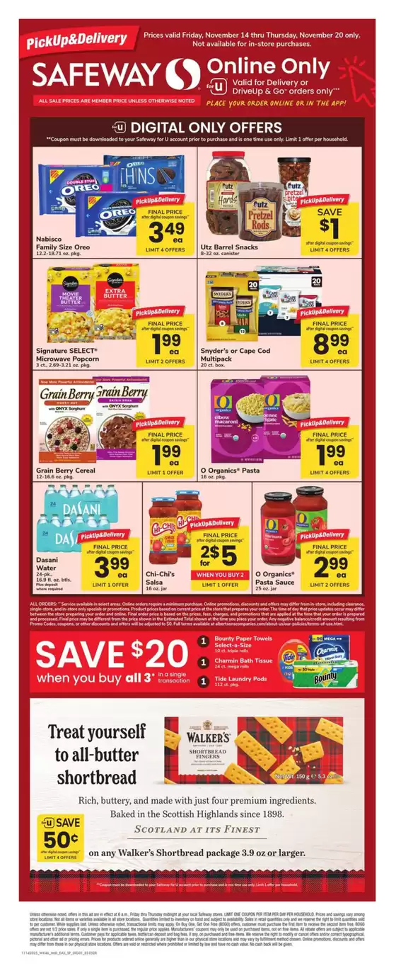 Safeway catalogue in Minford OH | Safeway - Eastern - SP | 2025-11-14T00:00:00.000Z - 2025-11-20T00:00:00.000Z