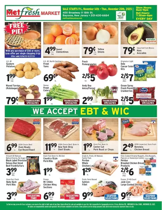 Met Foodmarkets catalogue in Woodbridge VA | Met Foodmarkets weekly ad | 2025-11-14T00:00:00.000Z - 2025-11-20T00:00:00.000Z