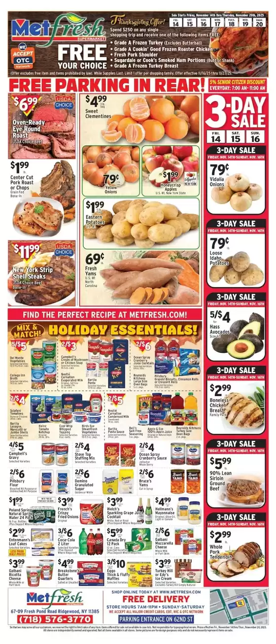 Met Foodmarkets catalogue in Woodbridge VA | Top offers for all bargain hunters | 2025-11-14T00:00:00.000Z - 2025-11-20T00:00:00.000Z