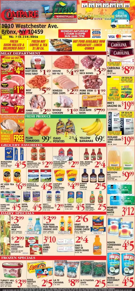 Compare Foods catalogue in Santa Paula CA | Attractive special offers for everyone | 2025-11-14T00:00:00.000Z - 2025-11-20T00:00:00.000Z
