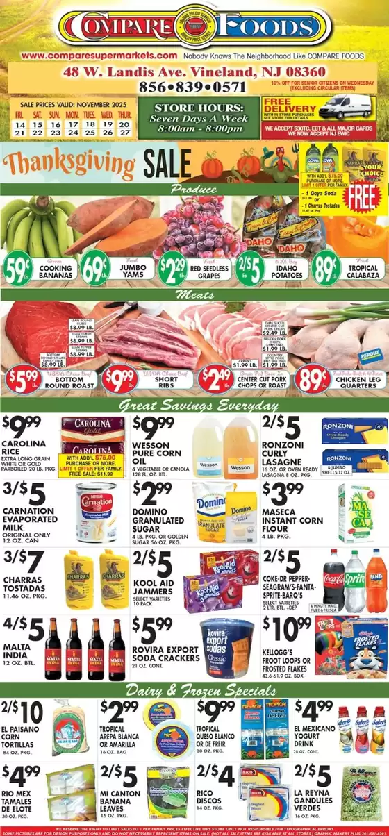 Compare Foods catalogue in Santa Paula CA | Our best deals for you | 2025-11-14T00:00:00.000Z - 2025-11-27T00:00:00.000Z