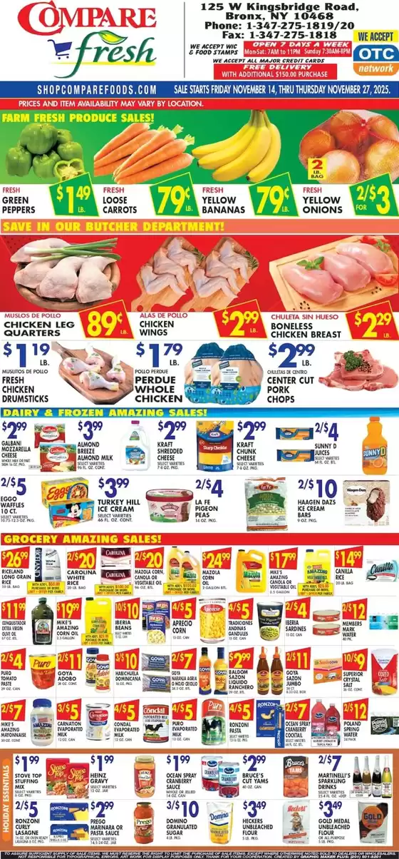 Compare Foods catalogue in Santa Paula CA | Discounts and promotions | 2025-11-14T00:00:00.000Z - 2025-11-27T00:00:00.000Z