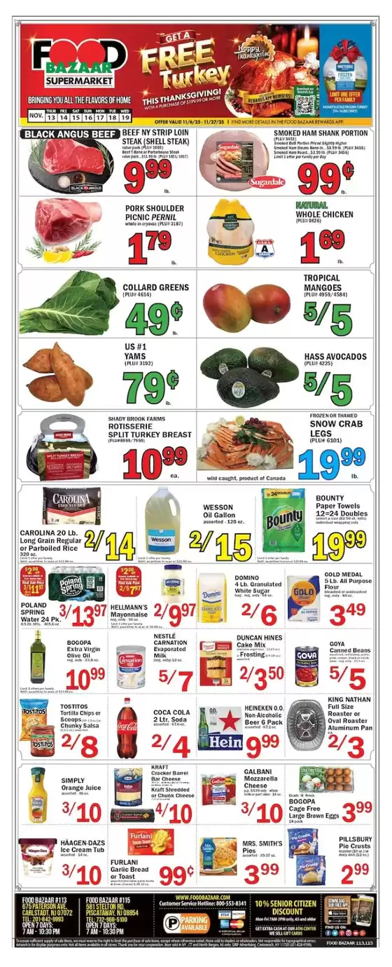 Food Bazaar catalogue in Lake Charles LA | Exclusive deals for our customers | 2025-11-13T00:00:00.000Z - 2025-11-19T00:00:00.000Z