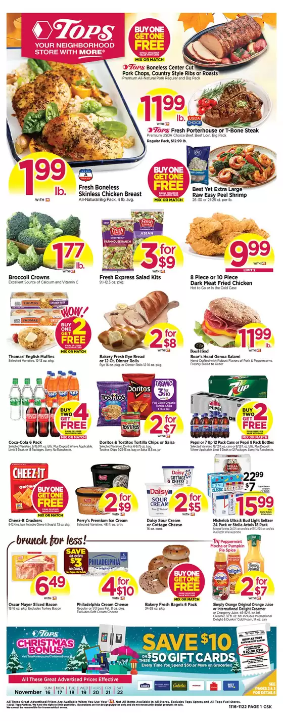 Tops catalogue | Current deals and offers | 2025-11-16T00:00:00.000Z - 2025-11-22T00:00:00.000Z