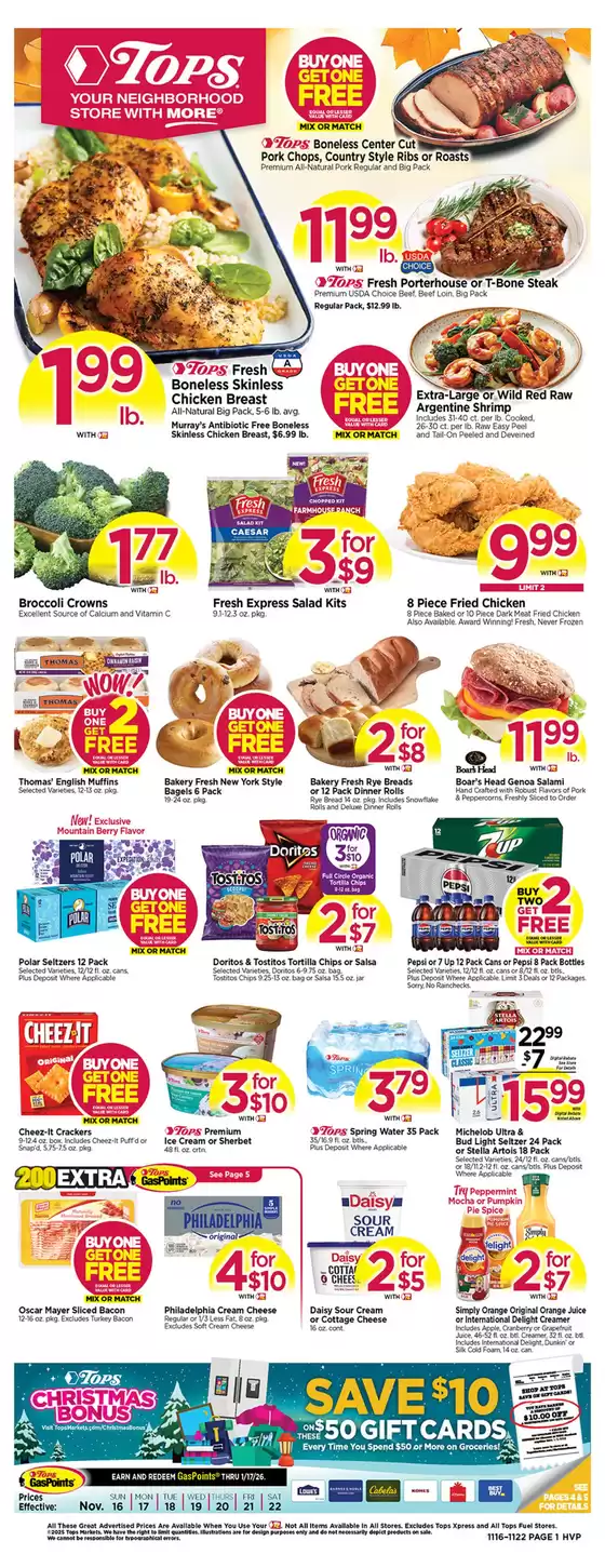 Tops catalogue | Current special promotions | 2025-11-16T00:00:00.000Z - 2025-11-22T00:00:00.000Z