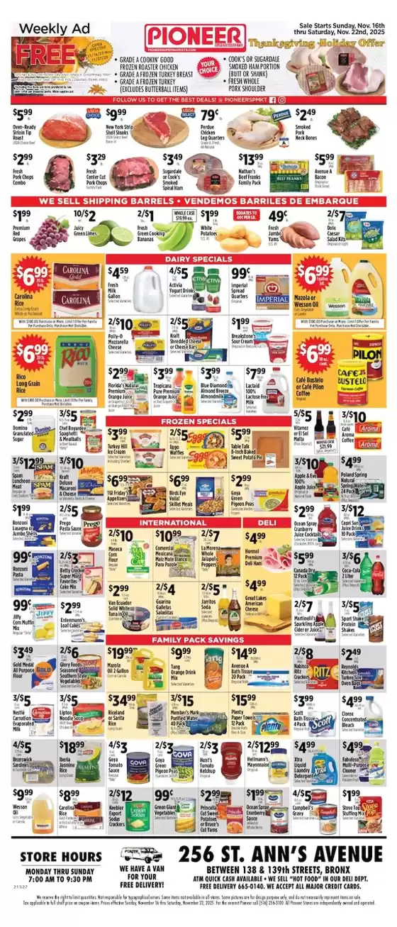 Pioneer Supermarkets catalogue in Omaha NE | Our best offers for you | 2025-11-16T00:00:00.000Z - 2025-11-22T00:00:00.000Z