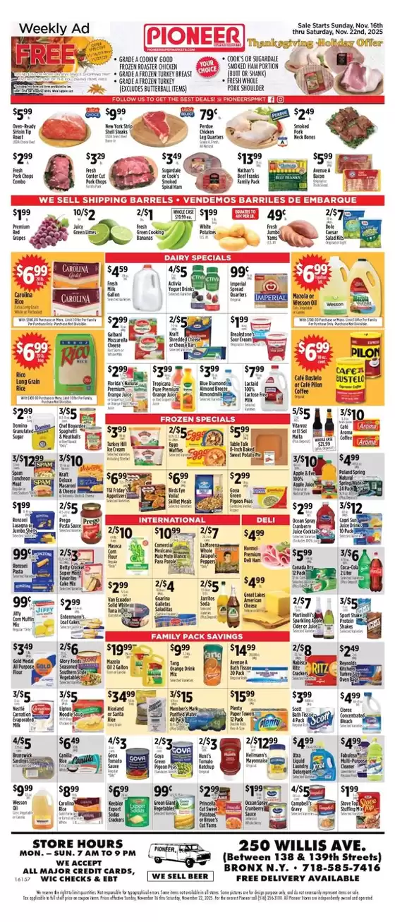 Pioneer Supermarkets catalogue in Omaha NE | Top offers for smart savers | 2025-11-16T00:00:00.000Z - 2025-11-22T00:00:00.000Z