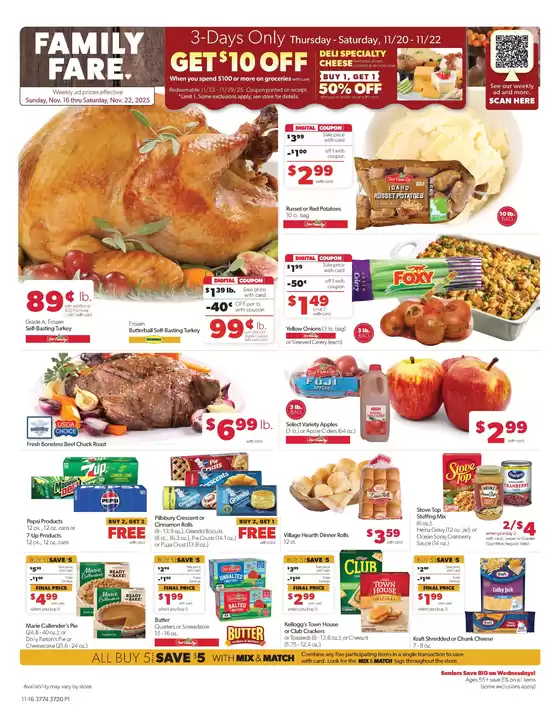 Family Fare catalogue in Beaufort SC | Family Fare weekly ad | 2025-11-16T00:00:00.000Z - 2025-11-22T00:00:00.000Z