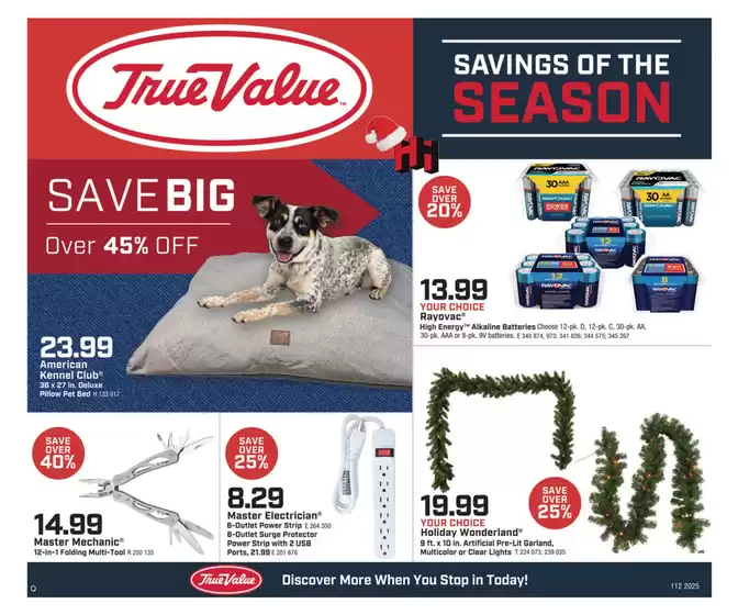 True Value catalogue in Fort Gratiot MI | Top deals for all customers | 2025-11-14T00:00:00.000Z - 2025-12-01T00:00:00.000Z