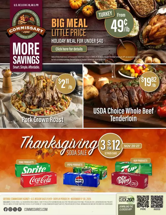 Commissary catalogue in Waukegan IL | Flyer Commissary | 2025-11-17T00:00:00.000Z - 2025-11-30T00:00:00.000Z