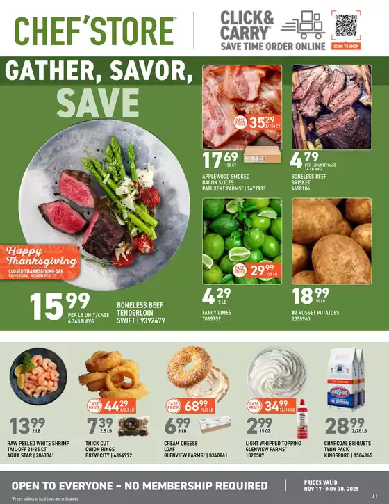 Chef'Store catalogue | Discover attractive offers | 2025-11-17T00:00:00.000Z - 2025-11-30T00:00:00.000Z