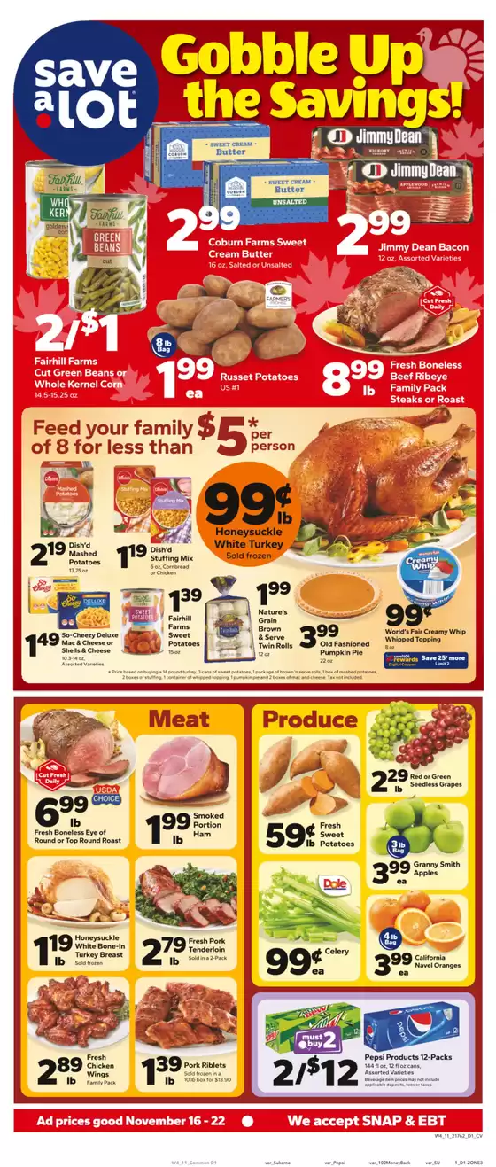 Save a Lot catalogue in Acworth GA | Discounts and promotions | 2025-11-16T00:00:00.000Z - 2025-11-22T00:00:00.000Z