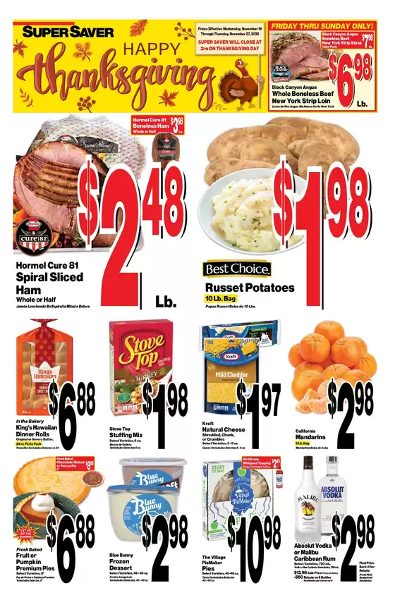 Super Saver catalogue in Sugar Land TX | Current deals and offers | 2025-11-19T00:00:00.000Z - 2025-11-27T00:00:00.000Z