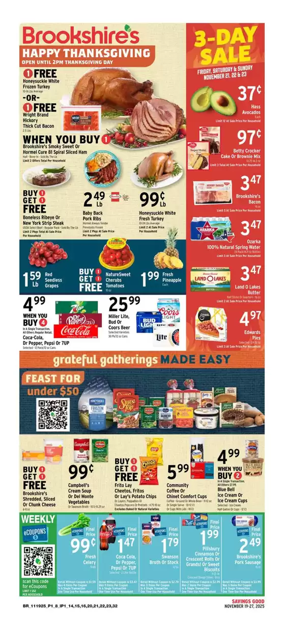 Brookshire's catalogue in Sugar Land TX | Top deals for all customers | 2025-11-19T00:00:00.000Z - 2025-11-27T00:00:00.000Z