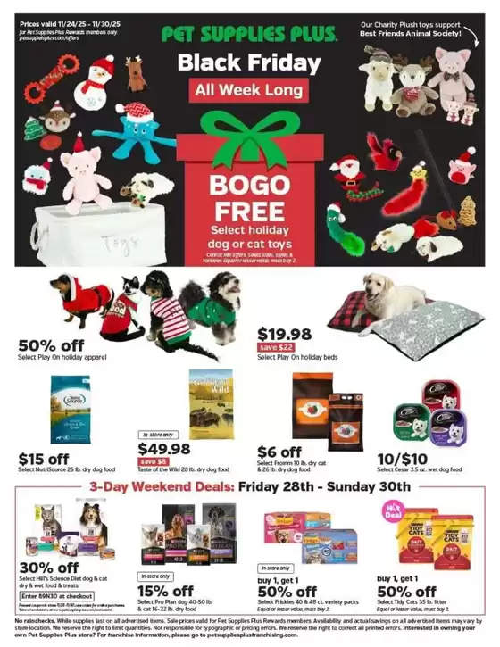 Pet Smart catalogue in Fort Worth TX | Pet Smart Weekly ad | 2025-11-24T00:00:00.000Z - 2025-11-30T00:00:00.000Z