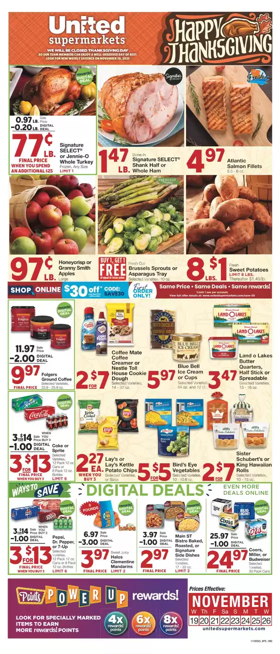 United Supermarkets catalogue in Fort Worth TX | Our best offers for you | 2025-11-18T00:00:00.000Z - 2025-11-26T00:00:00.000Z