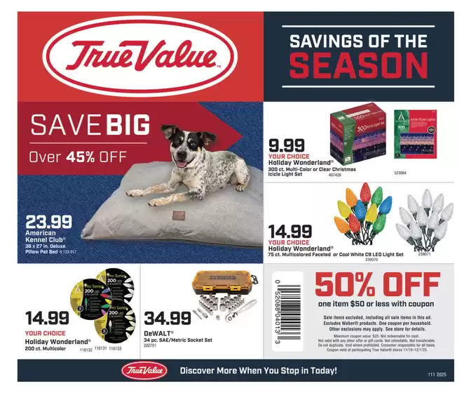 True Value catalogue in Jefferson City MO | Great discounts on selected products | 2025-11-19T00:00:00.000Z - 2025-11-30T00:00:00.000Z