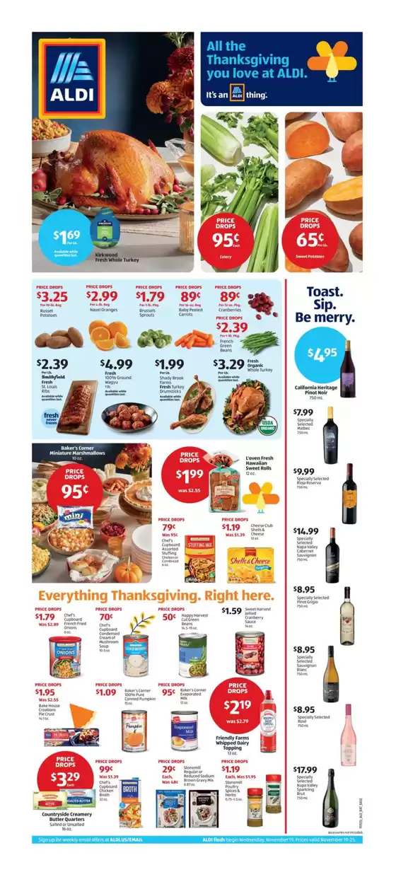 Aldi catalogue in New York | Weekly Ad | 2025-11-19T00:00:00.000Z - 2025-11-25T00:00:00.000Z