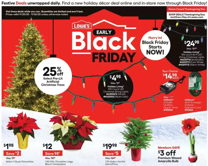 Lowe's catalogue in Bartlett IL | Top offers for all bargain hunters | 2025-11-20T00:00:00.000Z - 2025-11-26T00:00:00.000Z