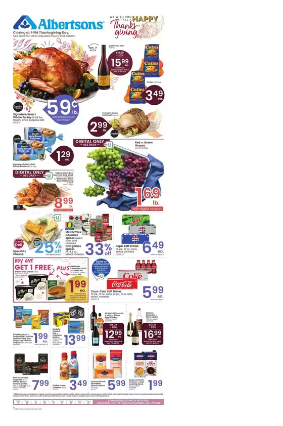 Albertsons catalogue in Walnut Creek CA | New offers to discover | 2025-11-19T00:00:00.000Z - 2025-11-27T00:00:00.000Z