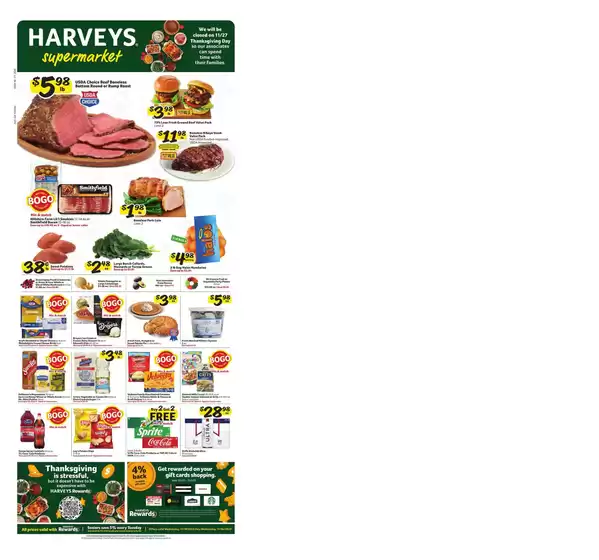 Harveys Supermarkets catalogue in Walnut Creek CA | Exclusive deals and bargains | 2025-11-19T00:00:00.000Z - 2025-11-26T00:00:00.000Z