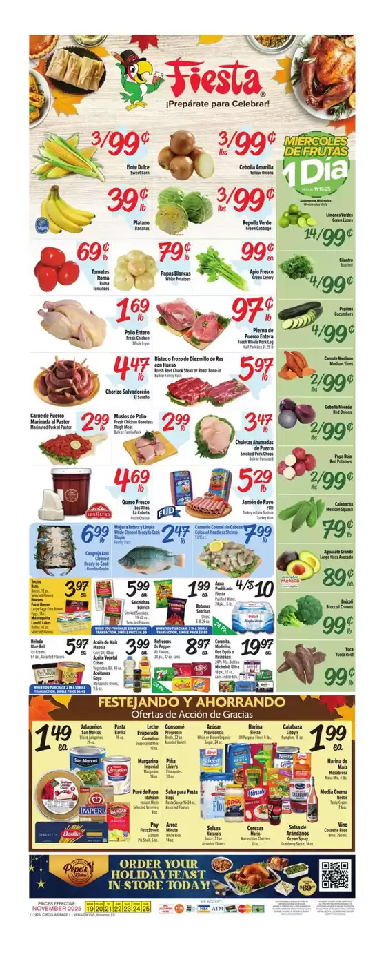 Fiesta Mart catalogue in Clive IA | Great offer for bargain hunters | 2025-11-19T00:00:00.000Z - 2025-11-25T00:00:00.000Z