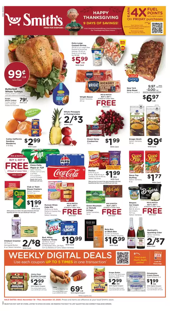 Smith's catalogue in San Lorenzo CA | Wide range of offers | 2025-11-19T00:00:00.000Z - 2025-11-27T00:00:00.000Z