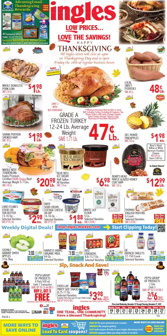 Ingles Markets catalogue in Strongsville OH | Discover attractive offers | 2025-11-12T00:00:00.000Z - 2025-11-27T00:00:00.000Z