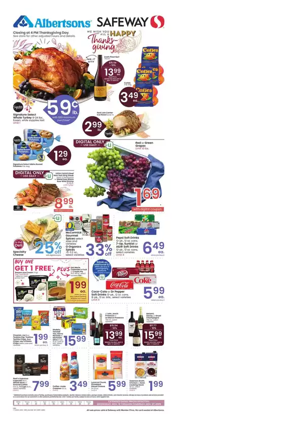 Safeway catalogue in Culver City CA | Weekly Ad - Safeway - Intermountain | 2025-11-19T00:00:00.000Z - 2025-11-27T00:00:00.000Z