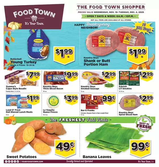 Food Town catalogue in Strongsville OH | FTInStore compressed | 2025-11-19T00:00:00.000Z - 2025-12-02T00:00:00.000Z