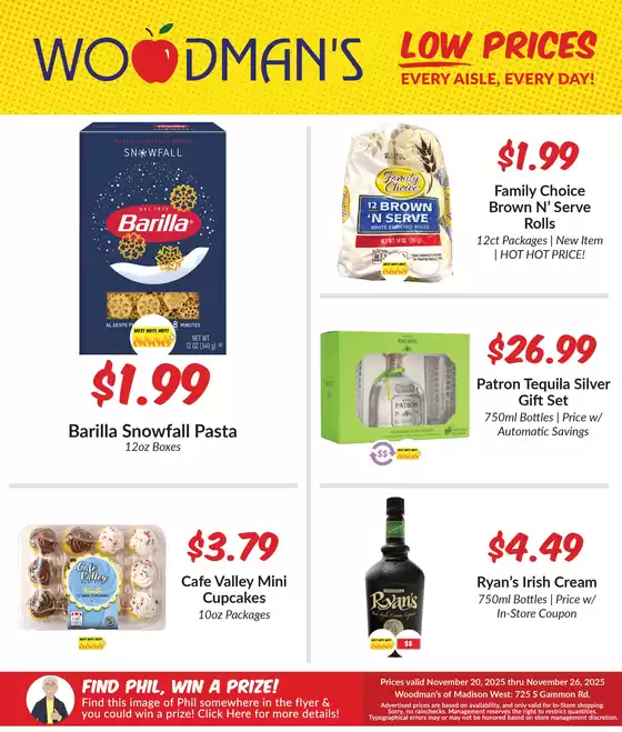 Woodman's catalogue in Bensalem PA | Our best bargains | 2025-11-20T00:00:00.000Z - 2025-11-26T00:00:00.000Z