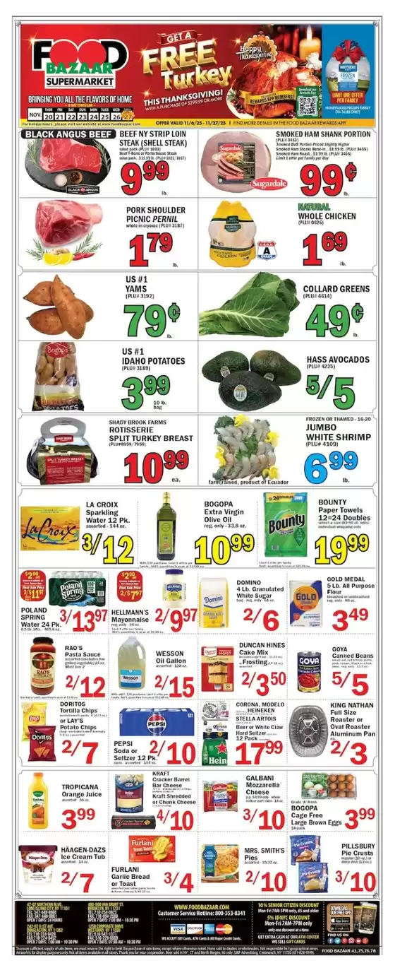 Food Bazaar catalogue in Palmyra PA | Current deals and offers | 2025-11-20T00:00:00.000Z - 2025-11-27T00:00:00.000Z