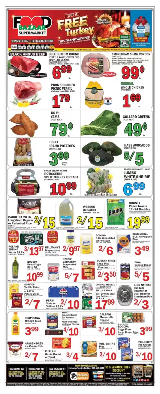 Food Bazaar catalogue in Palmyra PA | Food Bazaar weekly ad | 2025-11-20T00:00:00.000Z - 2025-11-27T00:00:00.000Z