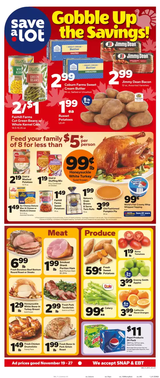 Save a Lot catalogue in Humble TX | Offers for bargain hunters | 2025-11-19T00:00:00.000Z - 2025-11-27T00:00:00.000Z