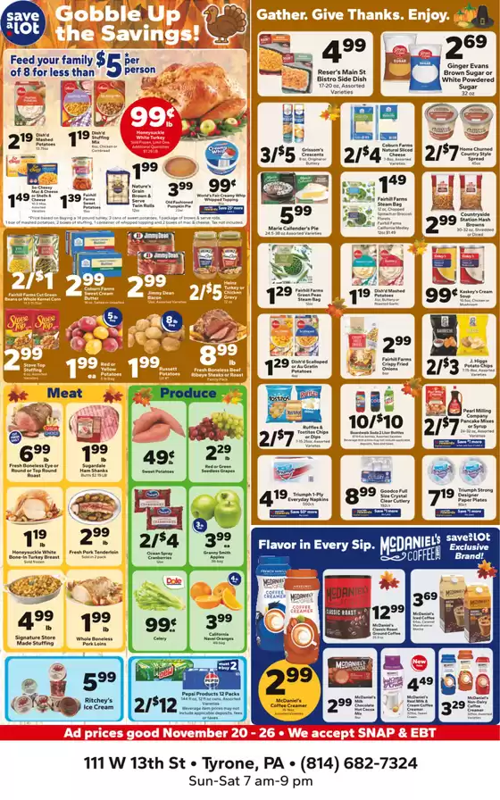 Save a Lot catalogue in Valparaiso IN | Special offers for you | 2025-11-20T00:00:00.000Z - 2025-11-26T00:00:00.000Z