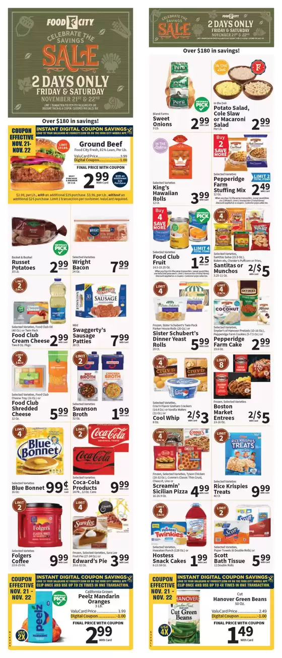 Food City catalogue in Holland MI | Food City Weekly ad | 2025-11-19T00:00:00.000Z - 2025-11-25T00:00:00.000Z