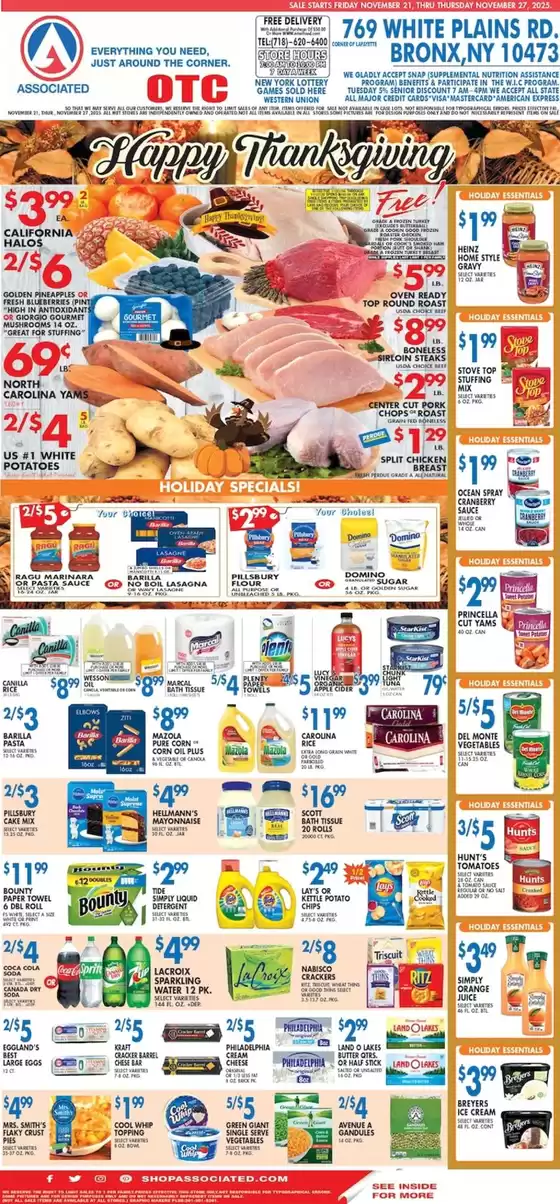 Associated catalogue in New York | Our best deals for you | 2025-11-21T00:00:00.000Z - 2025-11-27T00:00:00.000Z