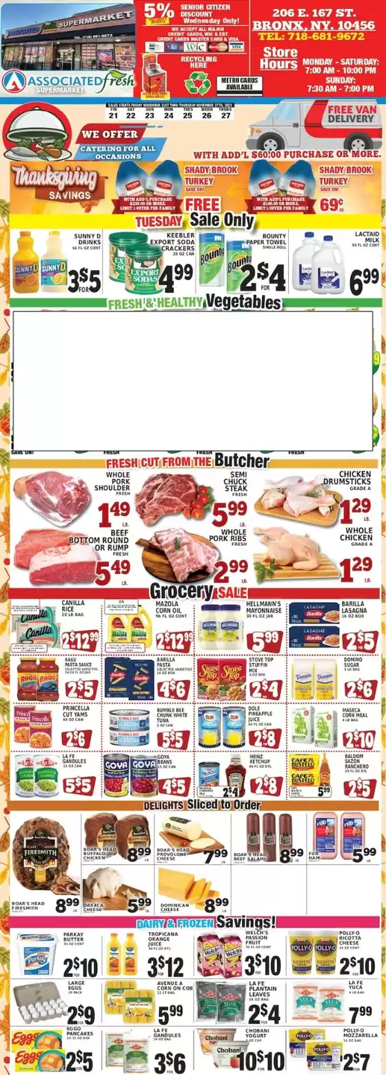 Associated catalogue in New York | Our best offers for you | 2025-11-21T00:00:00.000Z - 2025-11-27T00:00:00.000Z