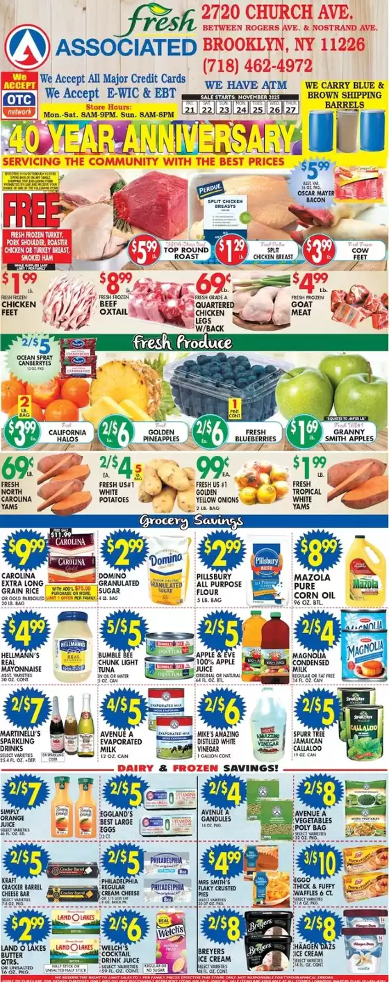 Associated catalogue in New York | Great offer for all customers | 2025-11-21T00:00:00.000Z - 2025-11-27T00:00:00.000Z